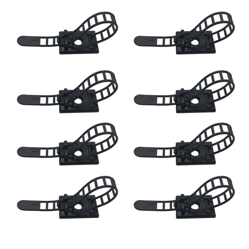 RayTour 1000 Pieces Cable Management Desk Cord Organizer Cable Ties Wire Fasteners Clips - Image 1